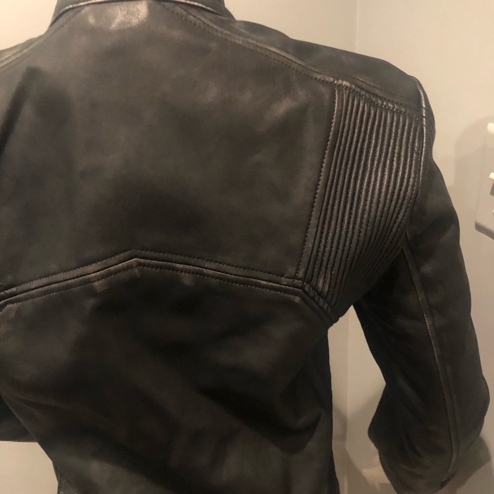 Anthropologie Artisan De Luxe Leather moto jacket - Picture 4 of 8